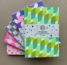 Load image into Gallery viewer, Set of 2 Riso Printed Notebooks