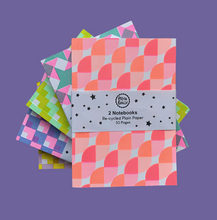 Load image into Gallery viewer, Set of 2 Riso Printed Notebooks
