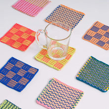 Load image into Gallery viewer, Chunky Checkerboard Coaster Set by Verloop
