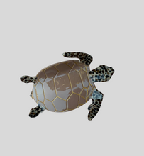 Load image into Gallery viewer, Sea Turtle Hair Clip brown
