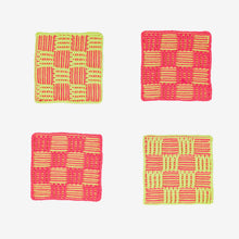 Load image into Gallery viewer, Chunky Checkerboard Coaster Set by Verloop
