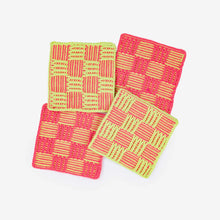 Load image into Gallery viewer, Chunky Checkerboard Coaster Set by Verloop
