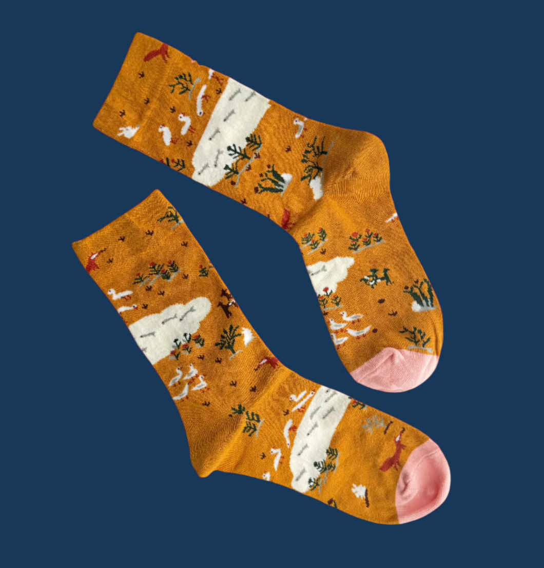 Animal Garden Socks