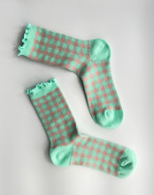 Load image into Gallery viewer, Plaid Ruffle Socks
