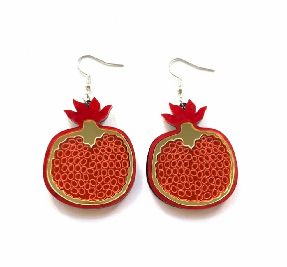 Pomegranate Earrings