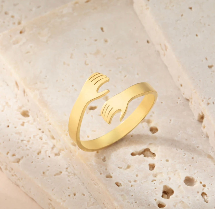 Hand Hug Ring