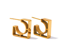 Load image into Gallery viewer, Square Geometric Earrings
