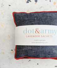 Load image into Gallery viewer, Lavender Sachets - Set of 3 Chambray
