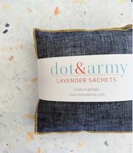 Load image into Gallery viewer, Lavender Sachets - Set of 3 Chambray
