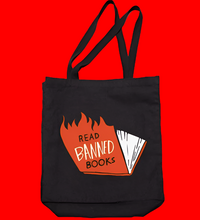 Load image into Gallery viewer, Banned Books Tote Bag
